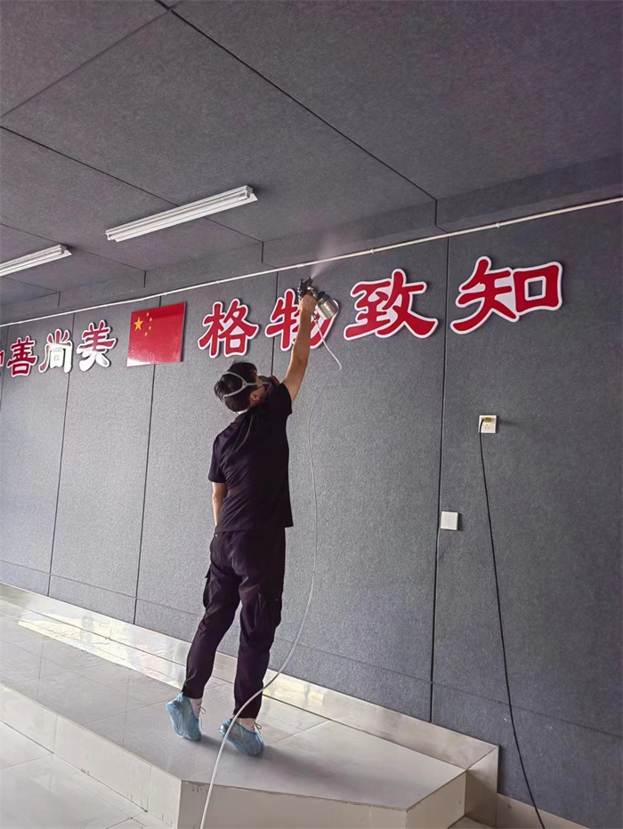 新疆阿克苏十九中学室内甲醛去除及空气净化治理